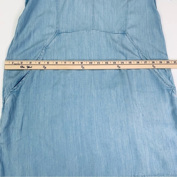 H&M Dress Womens Black & White Short Sleeve V-neck Size 8 Chambay Lightweight - Picture 10 of 16